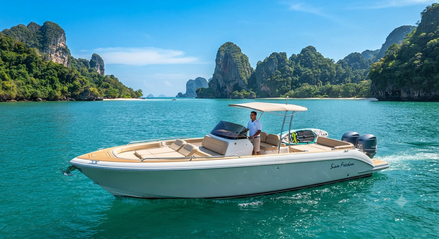 เรือสปีดโบ๊ทส่วนตัวในทะเลไทย